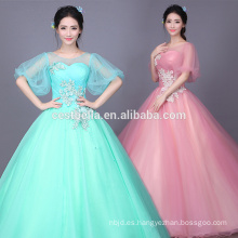 Vestido de Baile largo 2017 Verde Menta Vestidos Quinceanera Sweetheart Bodice vestido de baile